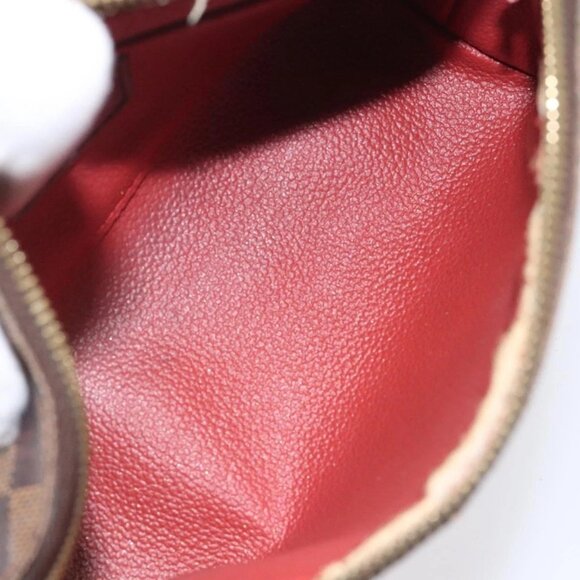 LOUIS VUITTON Damier Ebene Pochette Cosmetic PM Pouch N47516 LV Auth 113477 - Picture 14 of 16